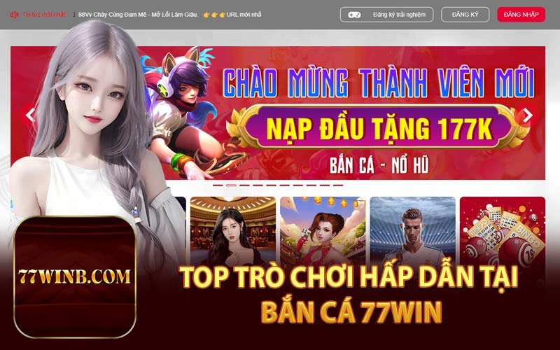 Top Trò Chơi Hấp Dẫn Tại Bắn Cá 77Win