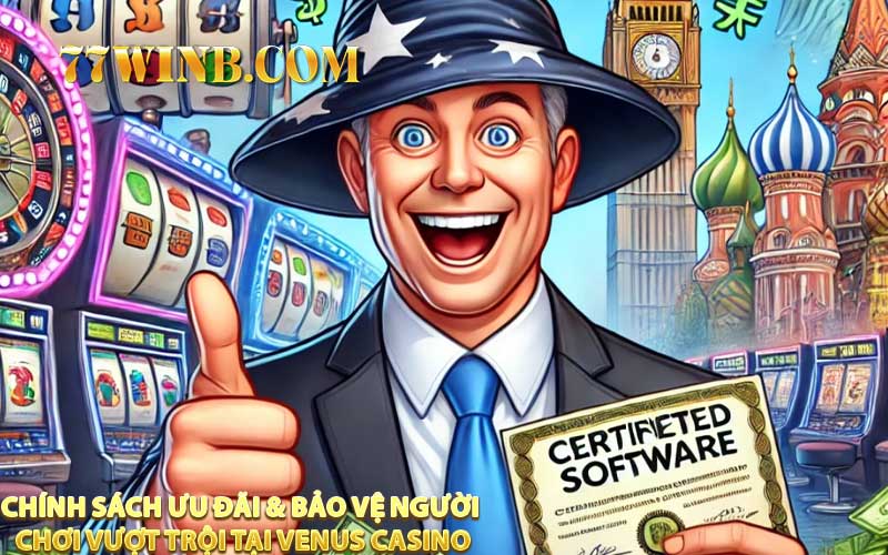Chính sách ưu đãi & bảo vệ người chơi vượt trội tại Venus Casino